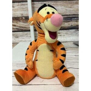 Winnie the Pooh 1999 Mattel Disney Tigger 10.5" Plush 🍯 Tested Y2K Animated